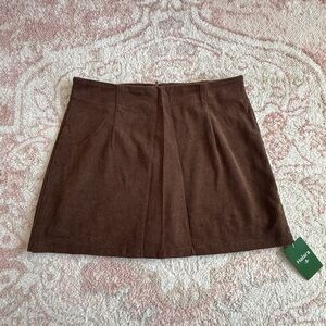 NWT HALARA CORDUROY SKORT